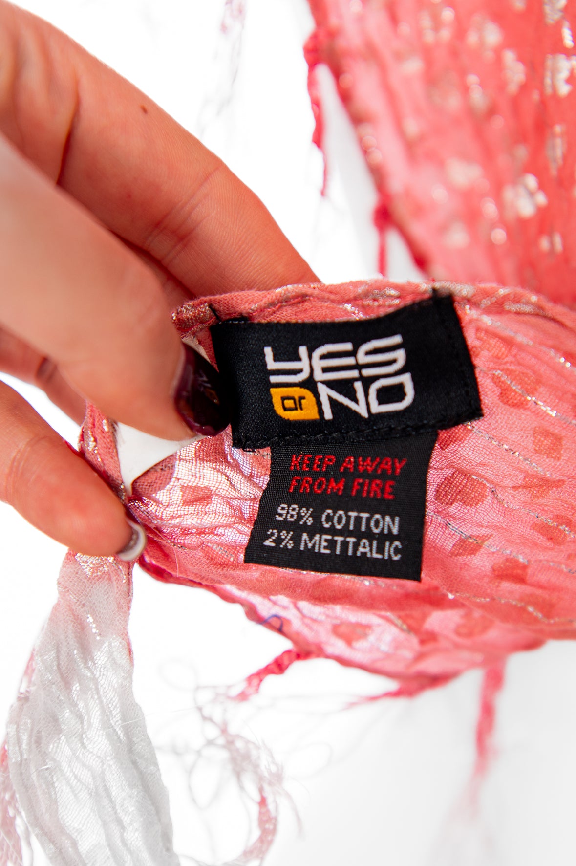 Damen Schal Yes or No