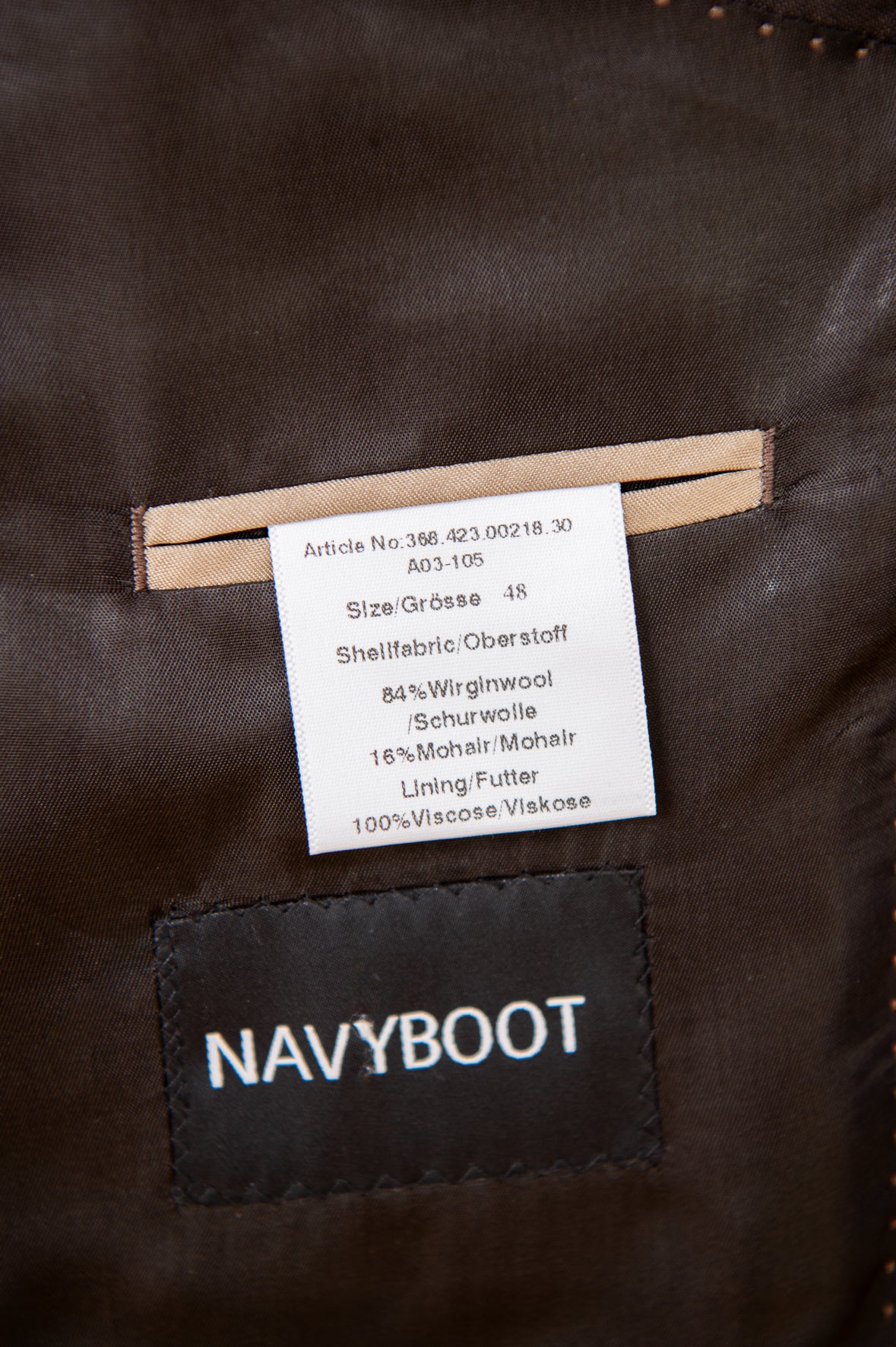 Herren Anzug Navyboot