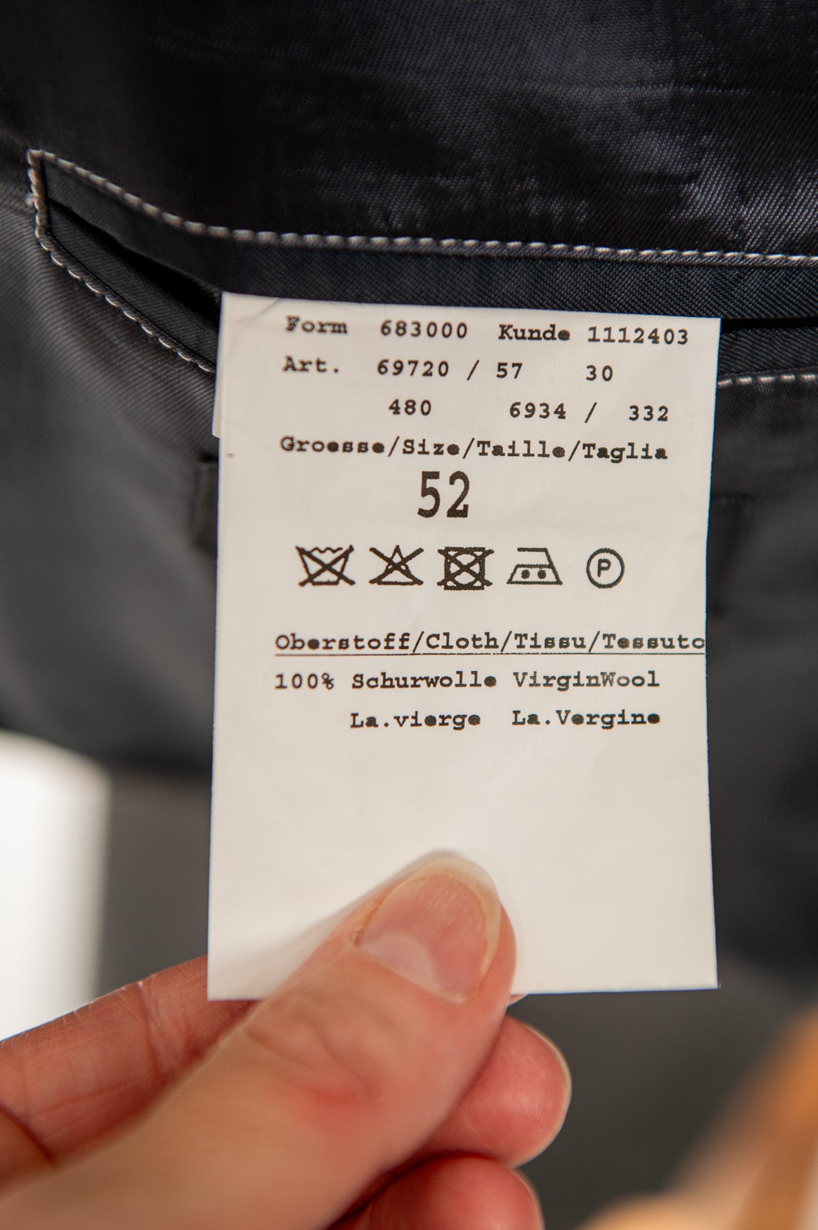 Herren Anzug Bugatti